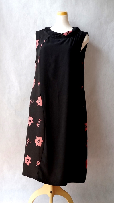 和服リメイクのワンピース るり玉工房 浜松市 手作りアクセサリー 洋服 小物の販売