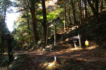 池葉守護神社に到着　鹿島山