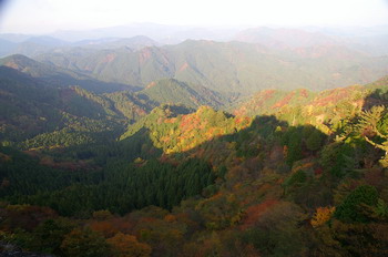 最大の難所　小明神山に到着