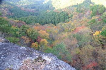 最大の難所　小明神山に到着