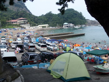 海の様子　雲見海水浴場