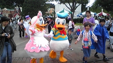 雨のTDL！