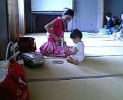 今日はベビマサークル「おはな」の日～♪