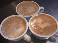 初カプチーノ♪