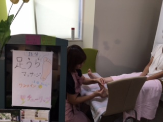 フリースペースが癒し空間に♪