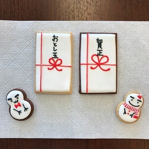 アイシングクッキー「クリスマス」「お年賀熨斗袋」