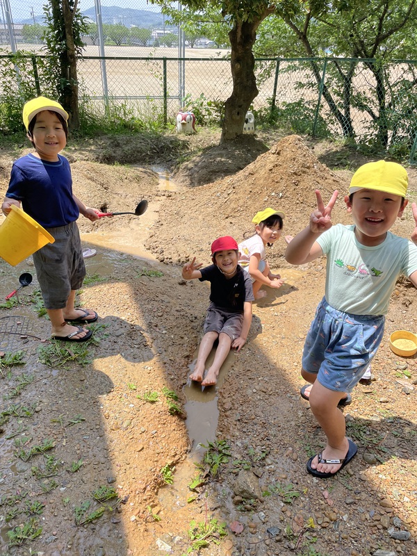 どろんこ遊び！
