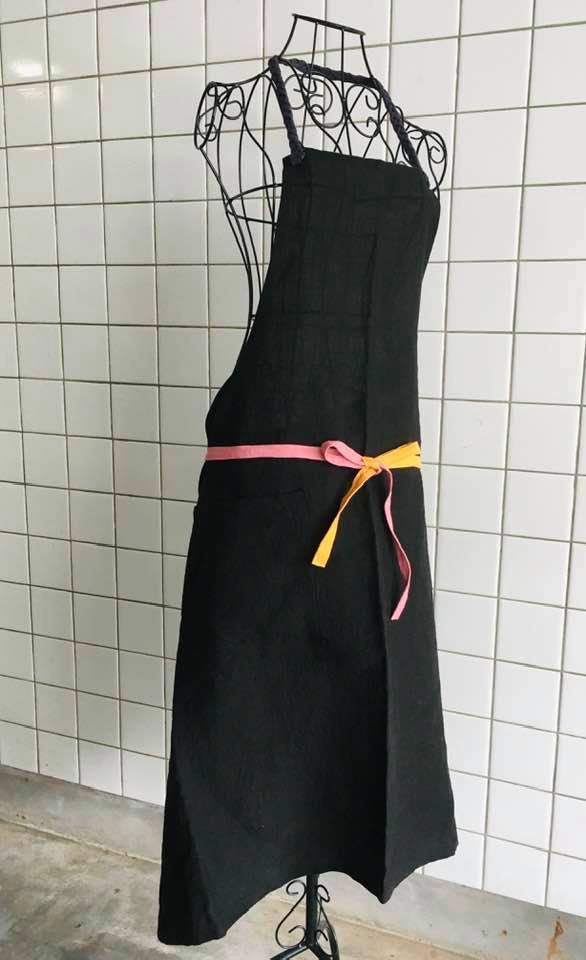 「ちりりん」さんの麻のエプロン③♪