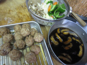 手製の肉団子