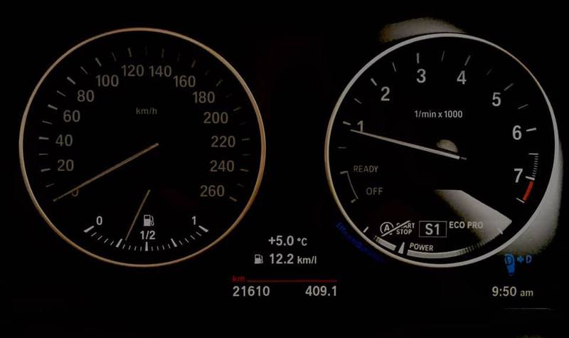 備忘録（車）BMW118i給油燃費