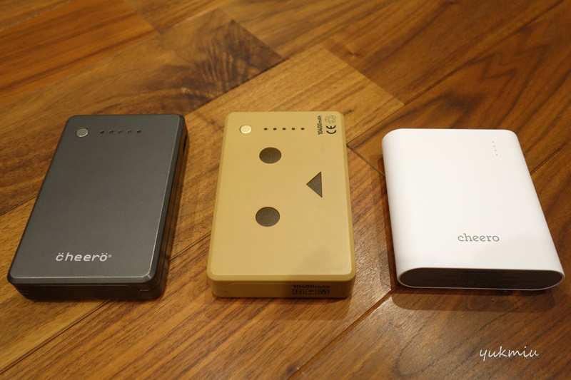 3個目もcheeroバッテリー、今回はPanasonic製リチウム電池
