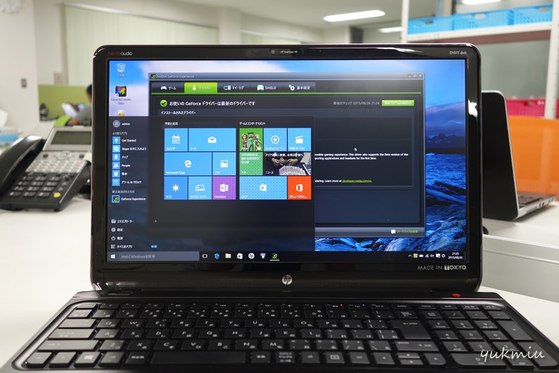 hp ENVY dv6 7200/CT へ Windows 10 Pro をインストール
