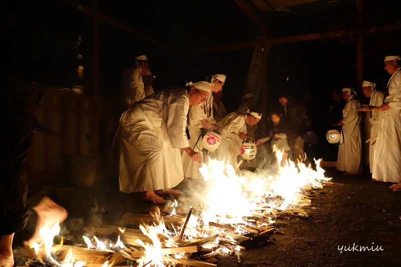 初めての火渡り！袋井市可睡斎の秋葉の火祭り
