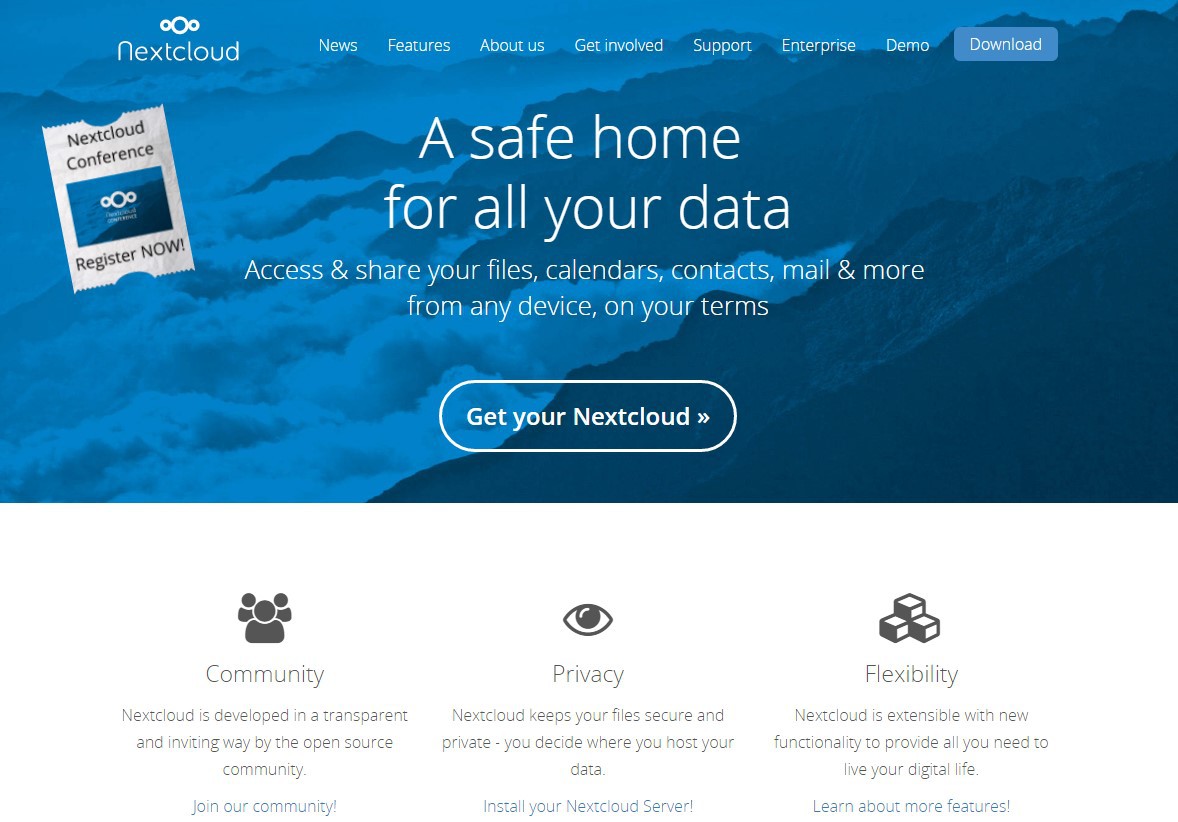 次のクラウド nextcloud - ownCloud からソースフォーク