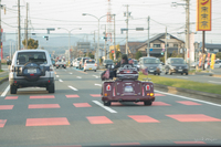 トライクと花見