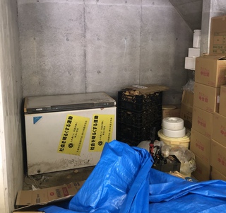 各種業務用厨房機器入替工事①超低温ストッカー②製氷機③冷凍ストッカー④冷凍庫