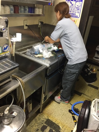 業務用製氷機入替工事！