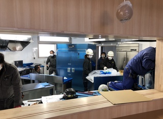 掛川市内「智光こども園」業務用厨房機器 搬入工事！