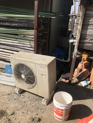 お米貯蔵庫用 冷凍機入替工事！
