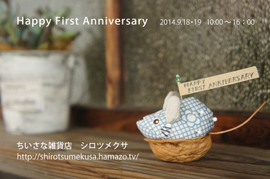 HAPPY　FIRST　ANNIVERSARYのご案内『Little Lilyさん新作』