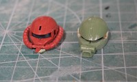 週末の家ラーメンと1/144ザクⅡ（FG）③