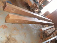 屋台作り　その８　ケヤキの手木 2014/01/06 21:49:39