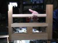 屋台作り　その１３　欄干は手間の掛かるもの。 2014/01/31 21:55:33