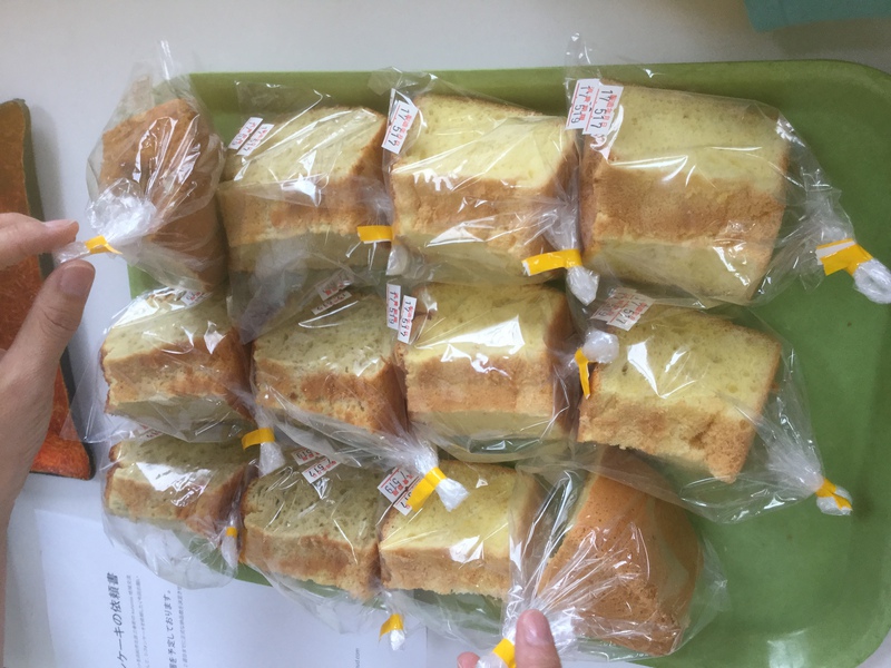 夏休み企画☆こどもマーケットvol.1・シフォンケーキ