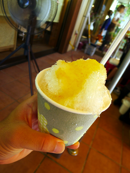 長坂養蜂場オリジナル「三ヶ日みかんかき氷」を食べにいってきました！