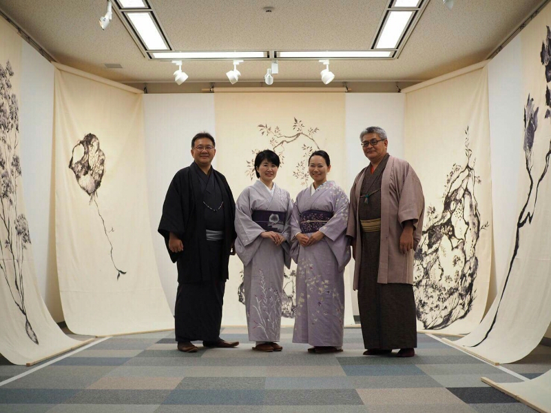 高木法子さん染色・絵画展「めぐるカタチ」に行ってきました！