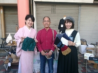 サザンクロスほしの市へ「ホシノ」さんのお着物で♪