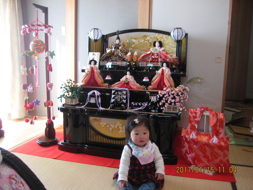 寿月すみたや・お客様写真館。2017年　おひなさま