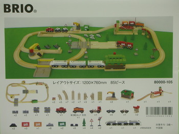 BRIO2012年クリスマス限定レールセット