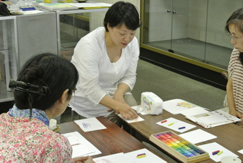 今日は、まちゼミ「いろ色講座」