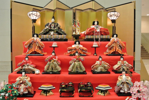 ひな人形,七段飾り,すみたや,オークラアクトシティホテル浜松