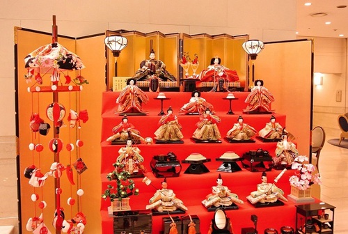 雛人形,七段飾り,つるしびな,オークラアクトシティホテル浜松