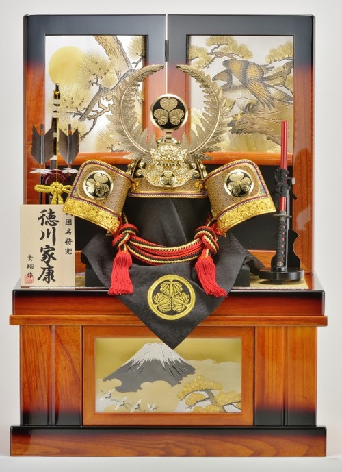 兜飾り,五月人形,徳川家康,着用兜