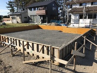 浜松市南区瓜内町　U様邸　基礎工事完了しました