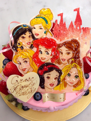 あなたのためのディズニー画像 無料印刷可能誕生 日 プリンセス ケーキ