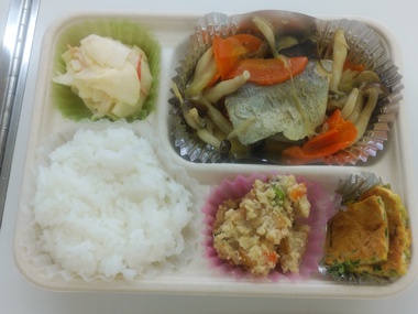 タラの蒸し焼き