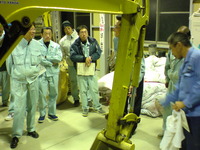 安全大会（ショベルの整備） 2009/11/05 09:00:04