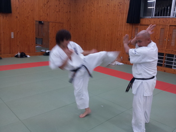 道場一の組手！