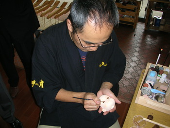 甲冑工房見学