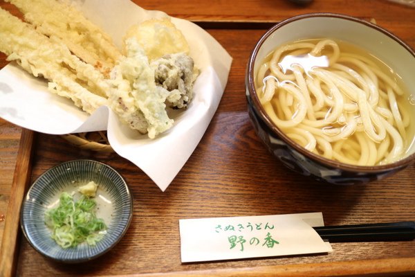 野の香さんで夕食☆行列必至の讃岐うどんが食べたかった日