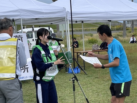 御前崎マラソンでアローマメロン、ゲット！　#御前崎マラソン　#アローマメロン　#御前崎市　#マリンパーク　#なぶら館