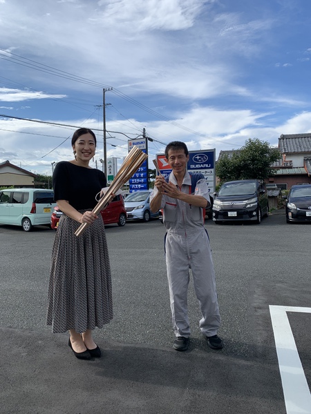 幻の聖火ランナーと　#聖火リレー　#聖火ランナー  #袋井市
