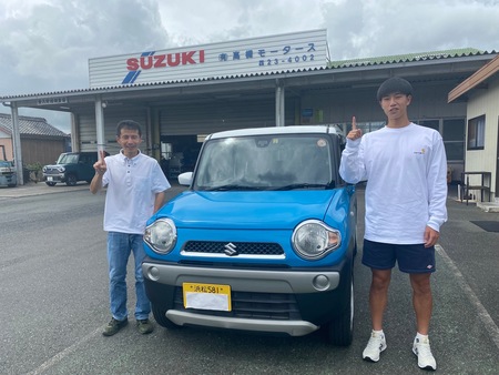 未来のJリーガーにハスラー納車　#ハスラー　#スズキ