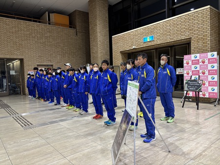 監督1年目の市町対抗駅伝　#しずおか市町対抗駅伝　#袋井市　#草薙競技場　
