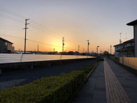 朝ラン、つづきの写真です　#朝ラン　#早朝ラン  #朝日　#里山　#軽便鉄道