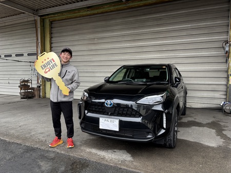 バドミントン選手にヤリスクロス納車　#ヤリスクロス　#ヤリス　#バドミントン　#インカレ